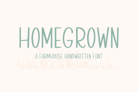 Homegrown Font